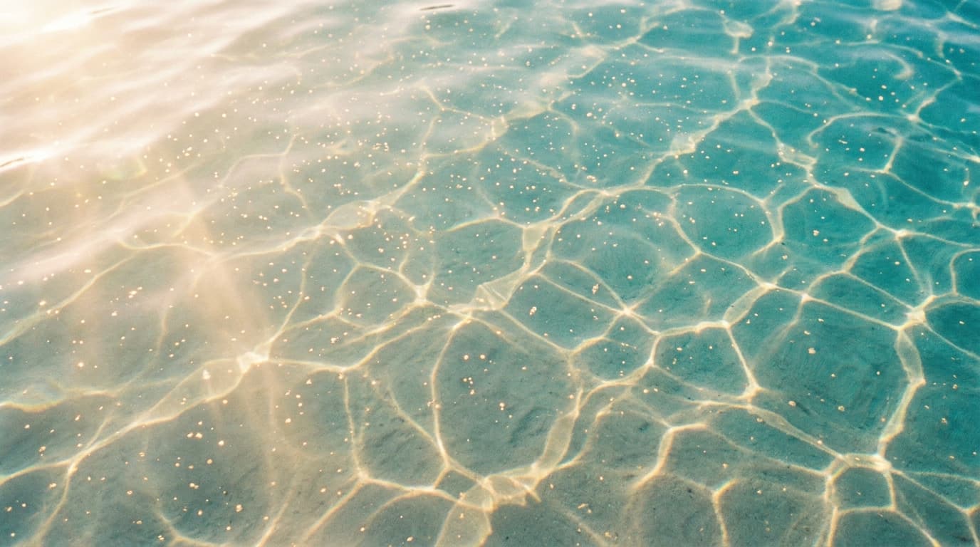 Sonnenlicht auf Wasser — das energetische Feld